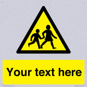 Custom Warning children Sign